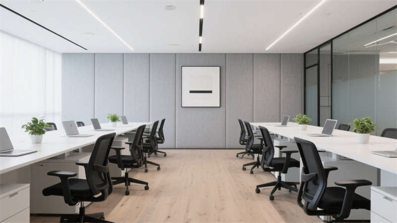 合肥1500平辦公室裝修，打造極簡(jiǎn)質(zhì)感與高效協(xié)作空間
