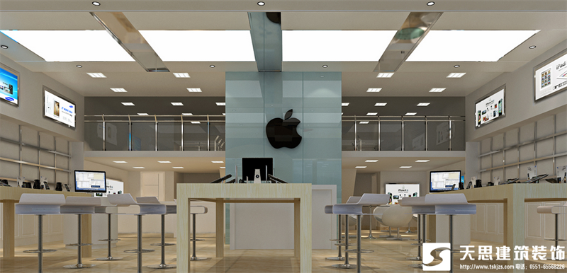 合肥蘋(píng)果專賣店設(shè)計(jì)裝修風(fēng)格，專賣店裝修，專賣店設(shè)計(jì)